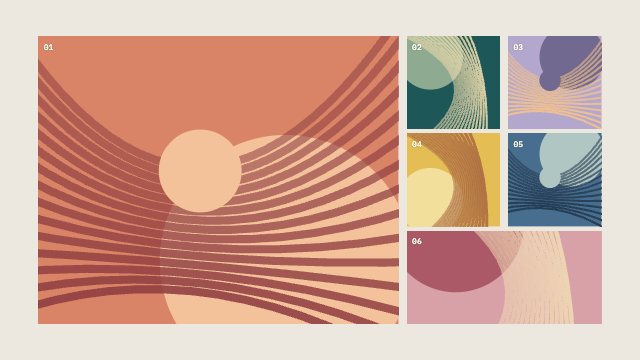 Editorial Mosaic Reflow motion study preview